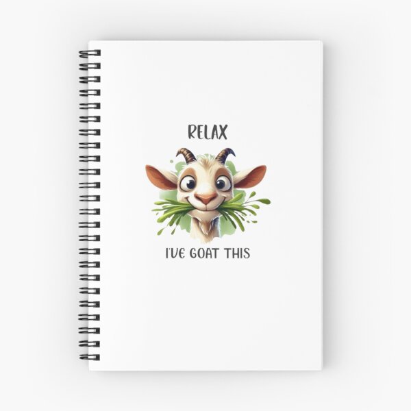 Item preview, Funny Goat Motivation Quote Relax I’ve Goat This Cute Cartoon Animal Humor Design designed and sold by Lineesh Kumar.