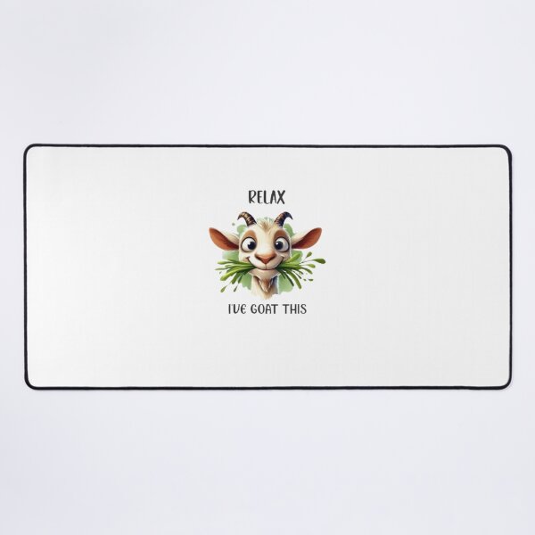 Item preview, Funny Goat Motivation Quote Relax I’ve Goat This Cute Cartoon Animal Humor Design designed and sold by Lineesh Kumar.