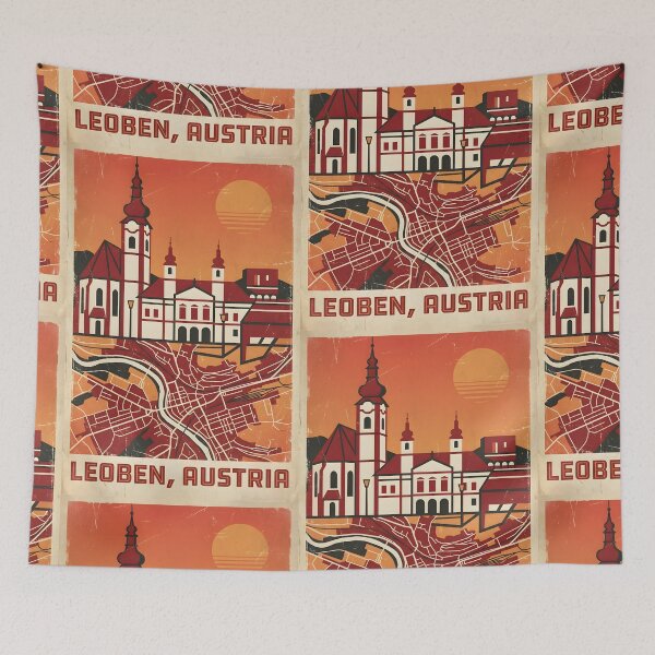 Item preview, Leoben Austria Retro Vintage Travel Tourism B designed and sold by TravelersGems.