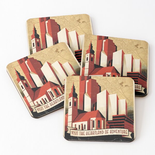 Item preview, Leonding Austria Retro Vintage Travel Tourism designed and sold by TravelersGems.