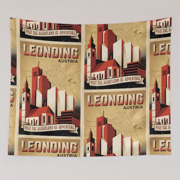 Item preview, Leonding Austria Retro Vintage Travel Tourism designed and sold by TravelersGems.