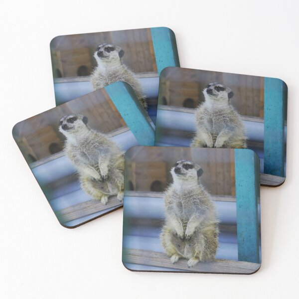 Item preview, The Watchful Sentinel: Curious Meerkat Portrait designed and sold by vikko-art.