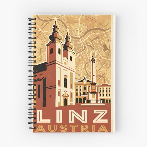 Item preview, Linz Austria Retro Vintage Travel Tourism B designed and sold by TravelersGems.
