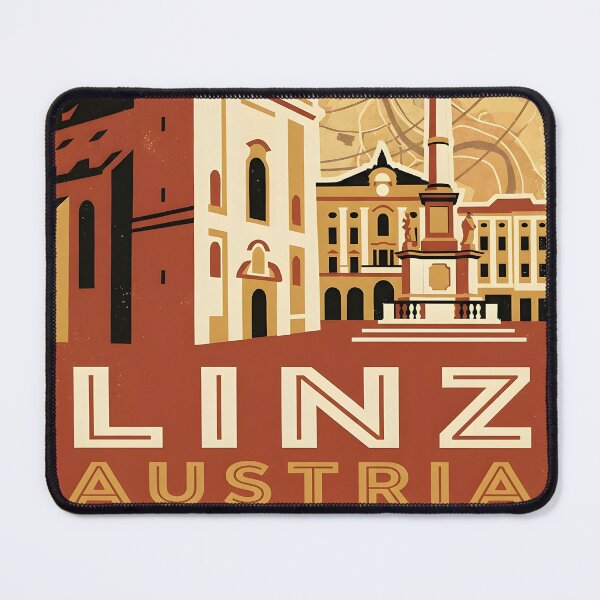 Item preview, Linz Austria Retro Vintage Travel Tourism B designed and sold by TravelersGems.