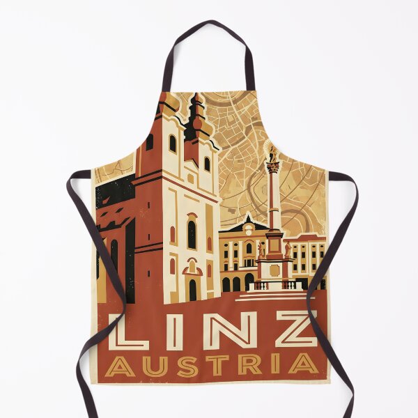Item preview, Linz Austria Retro Vintage Travel Tourism B designed and sold by TravelersGems.