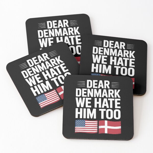 Item preview, DEAR DENMARK WE HATE HIM TOO designed and sold by jkrphoto.