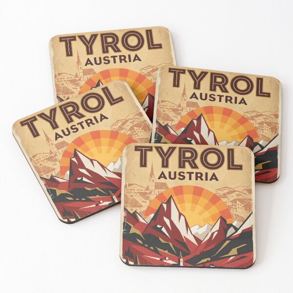 Item preview, Tyrol Austria Retro Vintage Travel Tourism designed and sold by TravelersGems.