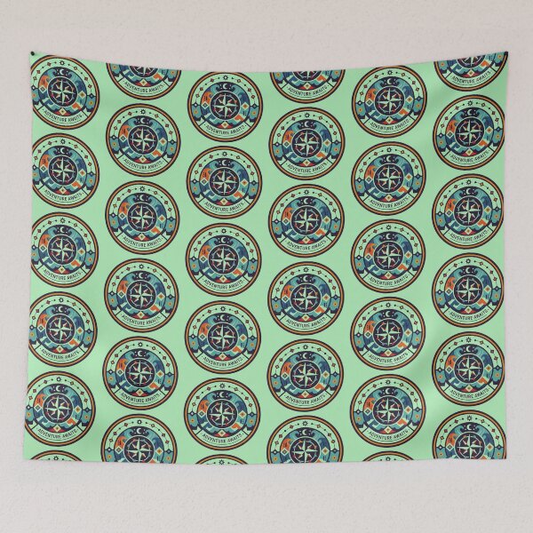 Item preview, “Adventure Awaits – Cosmic Compass Emblem” designed and sold by Dogandesighn.