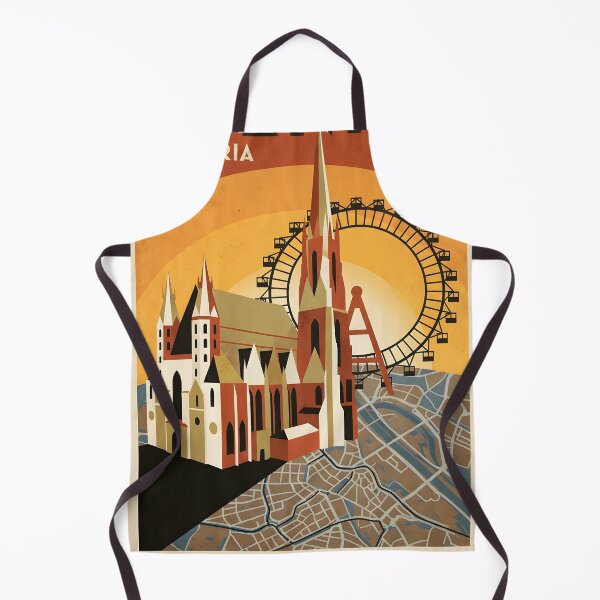 Item preview, Vienna Austria Retro Vintage Travel Tourism designed and sold by TravelersGems.