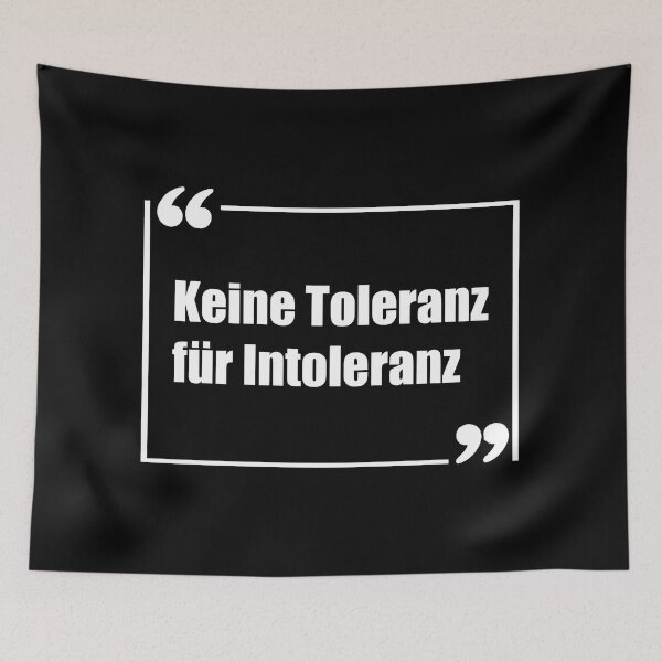 Item preview, A clear boundary: Intolerance will not be tolerated. designed and sold by Sunset Syndicate.