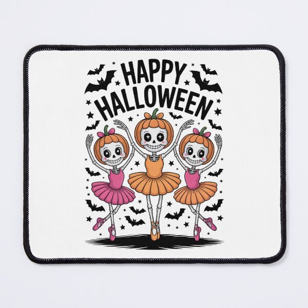 Item preview, Happy Halloween Skeleton Ballerina Dance designed and sold by flagylART.