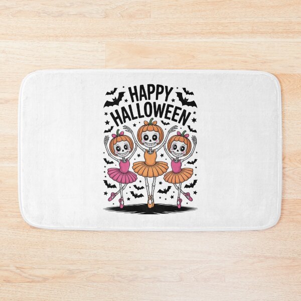 Item preview, Happy Halloween Skeleton Ballerina Dance designed and sold by flagylART.