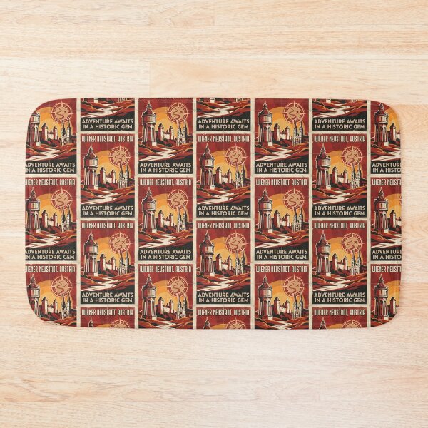 Item preview, wiener neustadt Austria Retro Vintage Travel Tourism B designed and sold by TravelersGems.