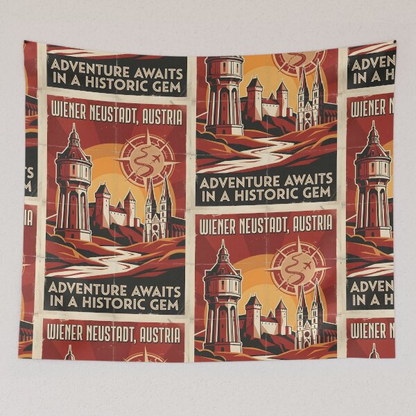 Item preview, wiener neustadt Austria Retro Vintage Travel Tourism B designed and sold by TravelersGems.