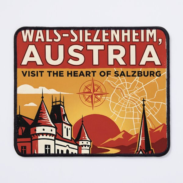 Item preview, Wals Siezenheim Austria Retro Vintage Travel Tourism designed and sold by TravelersGems.