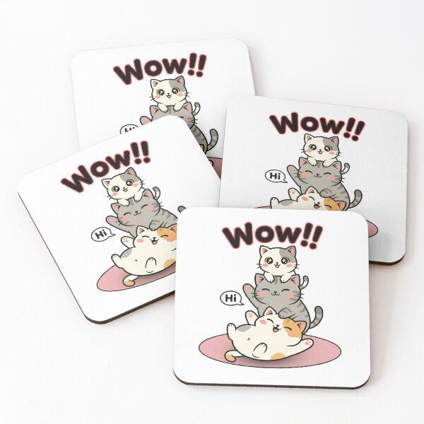 Item preview, Chibi Cat Pile – Three Happy Kittens Graphic designed and sold by TEEVOLT8.