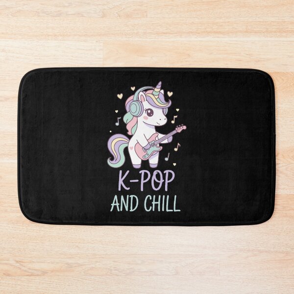 Item preview, K-Pop AND CHILL Cute Unicorn Korean Pop Music designed and sold by LuminOrb.