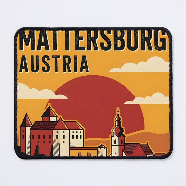 Item preview, Mattersburg Austria Retro Vintage Travel Tourism designed and sold by TravelersGems.