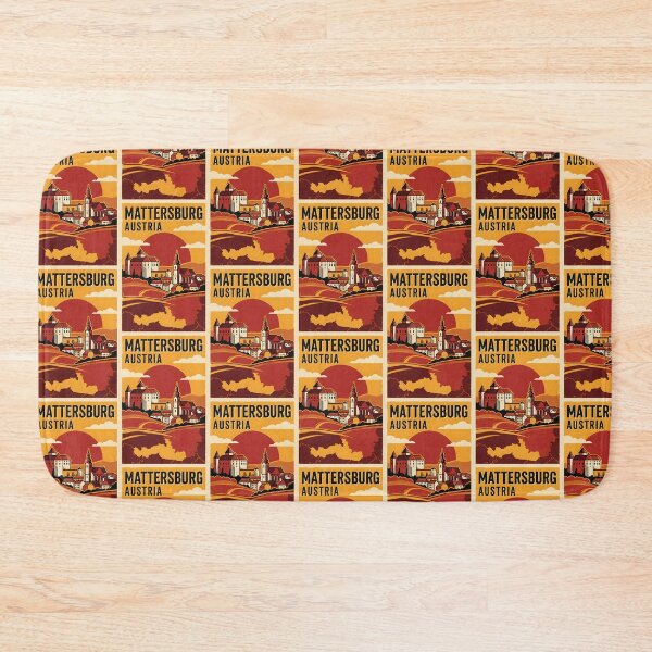 Item preview, Mattersburg Austria Retro Vintage Travel Tourism designed and sold by TravelersGems.