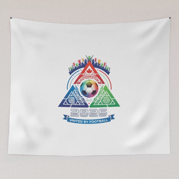 Item preview, Triangular United by Football World Cup 2026 Emblem designed and sold by Bulk store .