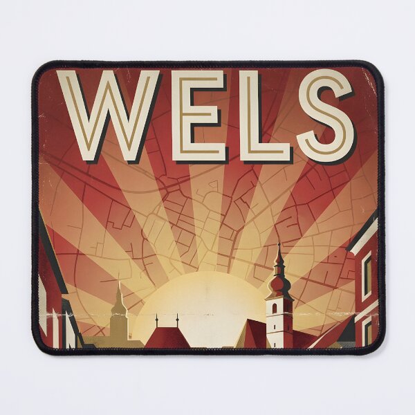 Item preview, Wels Austria Retro Vintage Travel Tourism designed and sold by TravelersGems.