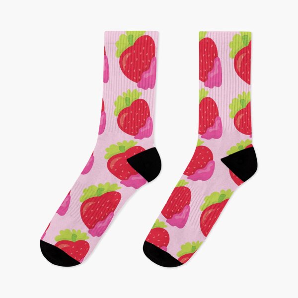 Item preview, Cute Strawberry Drip Pattern Pink Baking Aprons designed and sold by FestivityFinds.