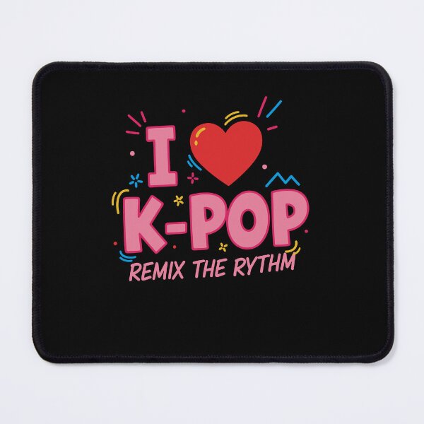 Item preview, I Love K-Pop Remix The Rythm Cute Korean Music designed and sold by LuminOrb.