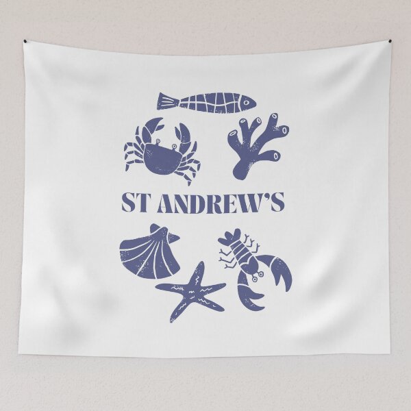Item preview, St Andrews Scotland Coastal Linocut Art designed and sold by S-and-W-4ever.