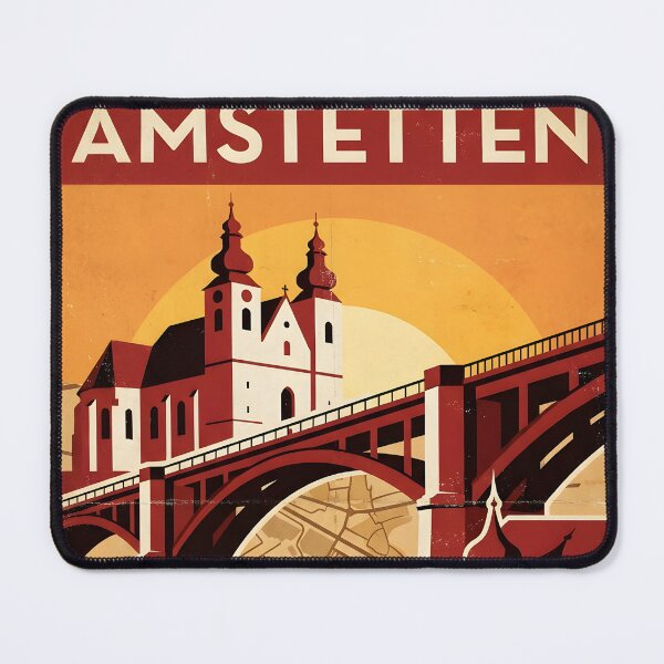 Item preview, Amstetten Austria Retro Vintage Travel Tourism designed and sold by TravelersGems.