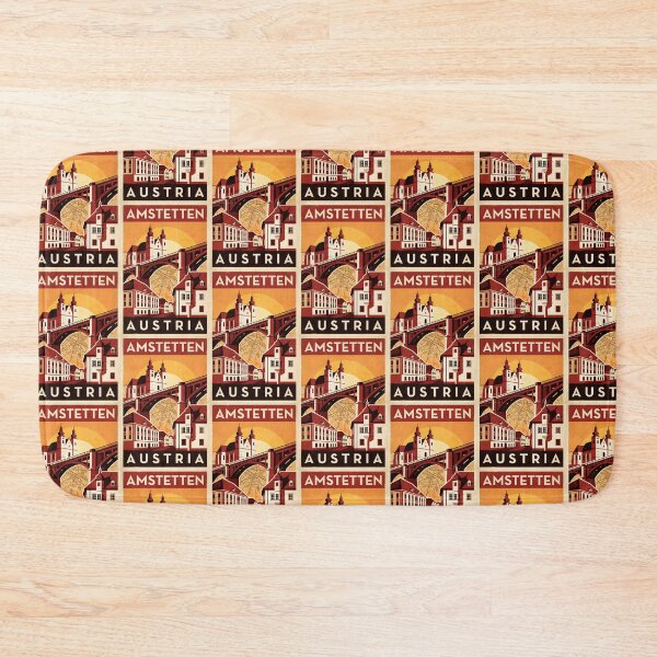 Item preview, Amstetten Austria Retro Vintage Travel Tourism designed and sold by TravelersGems.