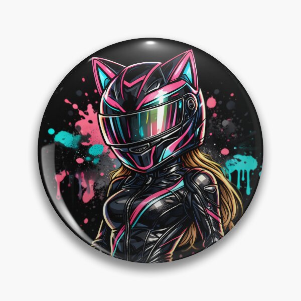 Item preview, biker girl designed and sold by VRmotoblog.