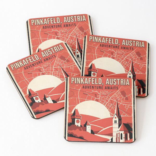Item preview, Pinkafeld Austria Retro Vintage Travel Tourism designed and sold by TravelersGems.