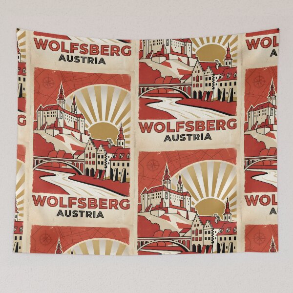 Item preview, Wolfsberg Austria Retro Vintage Travel Tourism B designed and sold by TravelersGems.