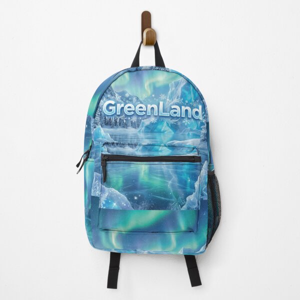 Item preview, Greenland Aurora Borealis Snowy Trees Art designed and sold by DGtaLrtcom.