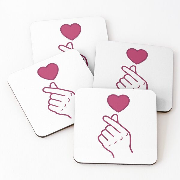 Item preview, Korean Finger Heart Love Kpop Korean Music Korea designed and sold by LuminOrb.