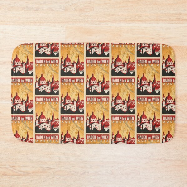 Item preview, Baden Bei Wien Austria Retro Vintage Travel Tourism designed and sold by TravelersGems.