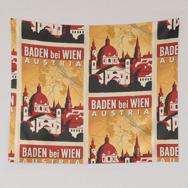 Item preview, Baden Bei Wien Austria Retro Vintage Travel Tourism designed and sold by TravelersGems.