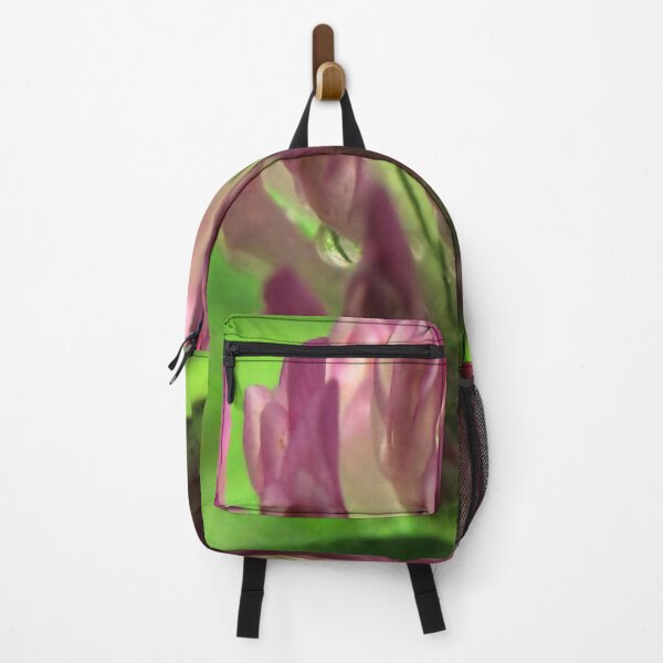 Item preview, Dew-Kissed Clover: Pink Floral Macro designed and sold by vikko-art.