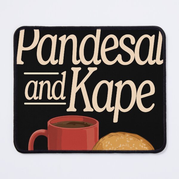 Item preview, Coffe and Pandesal Funny Filipino Food Shirt designed and sold by Extra Rice Tees.