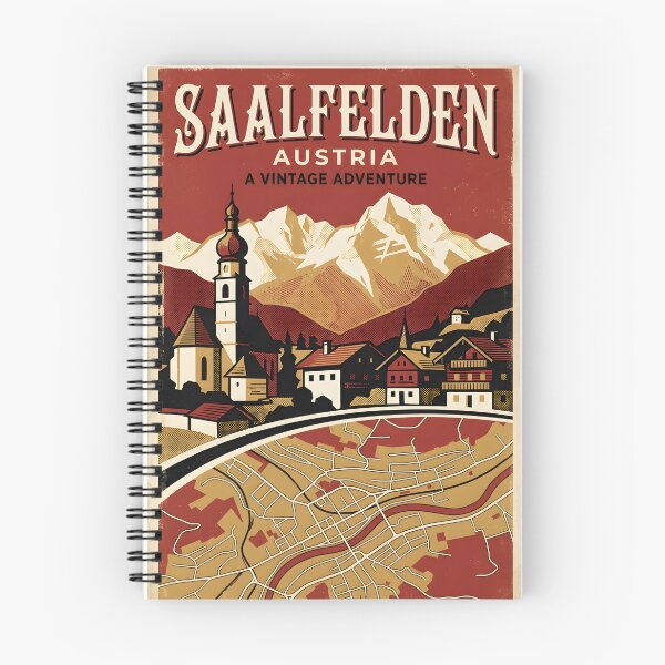 Item preview, Saalfelden Austria Retro Vintage Travel Tourism designed and sold by TravelersGems.