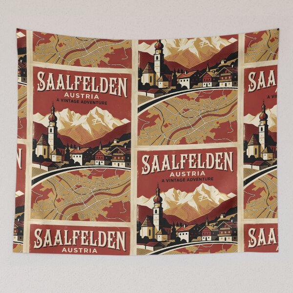 Item preview, Saalfelden Austria Retro Vintage Travel Tourism designed and sold by TravelersGems.