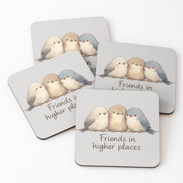 Item preview, Friends in Higher Places Birds of Quiet Support designed and sold by ChirpInc.