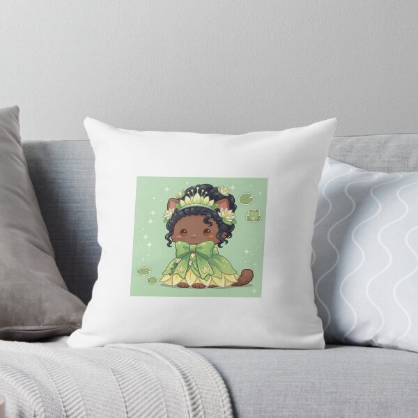 Item preview, Elegant Green Princess Inspired Cat Illustration designed and sold by Valeva007.
