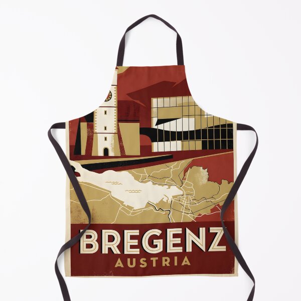 Item preview, Bregenz Austria Retro Vintage Travel Tourism B designed and sold by TravelersGems.