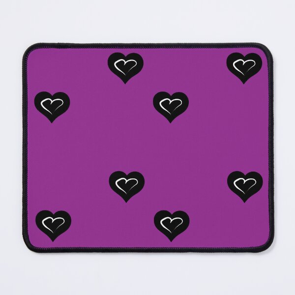 Item preview, Black Hearts on Purple designed and sold by Digitalmyth's Designs.