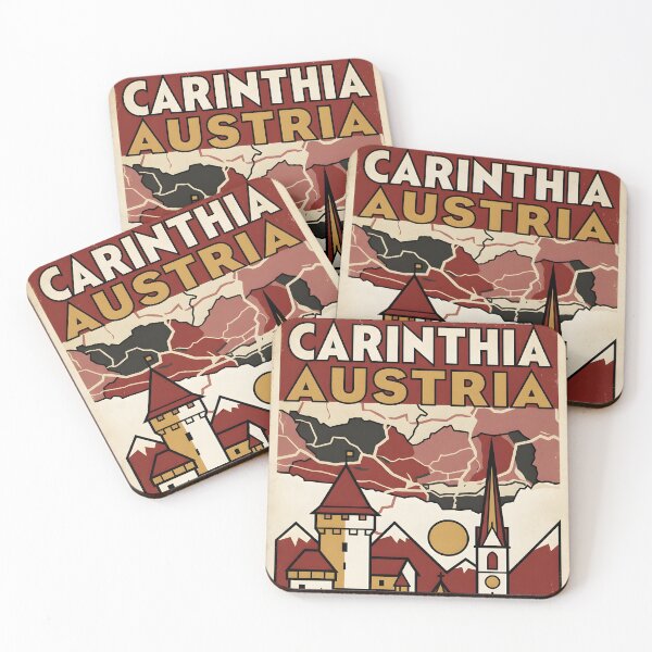Item preview, Carinthia Austria Retro Vintage Travel Tourism designed and sold by TravelersGems.