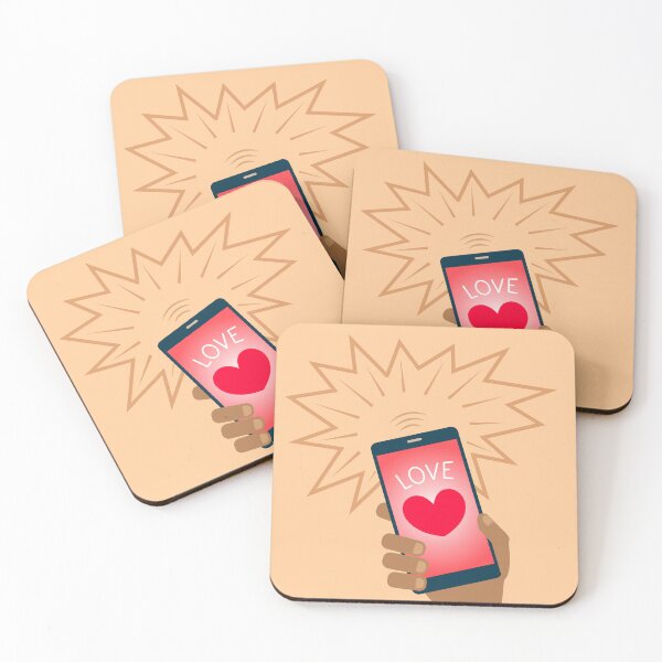 Item preview, Mobile phone with a message of love designed and sold by andbeldesign.