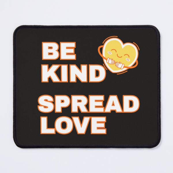Item preview, Be Kind Spread Love – Positive Kindness Quote Graphic Tee designed and sold by NilofaDesigns.