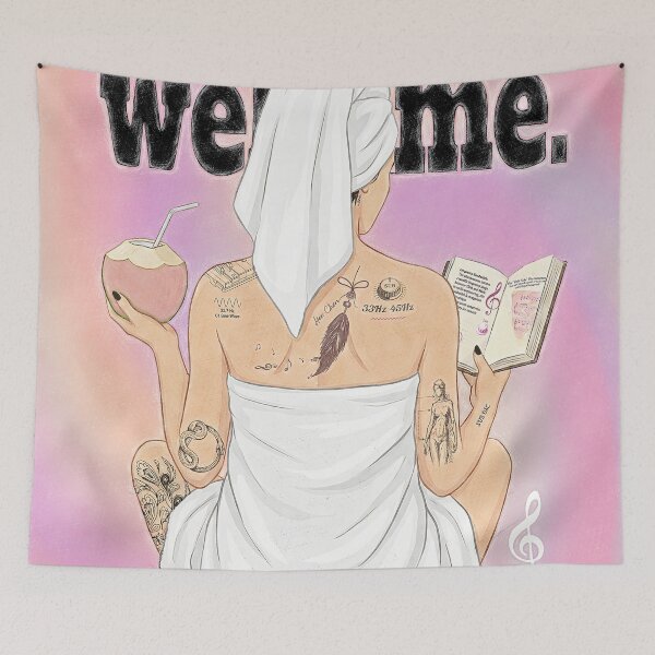 Item preview, Pink Weekend Vibes – Self Care & Sound Waves designed and sold by Hen-C-Art.