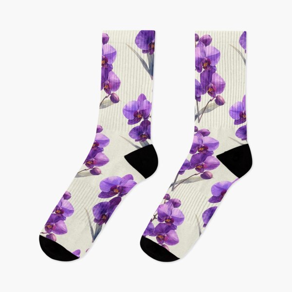 Item preview, Gentle beauty, orchid in dark purple designed and sold by LiskoDesign.